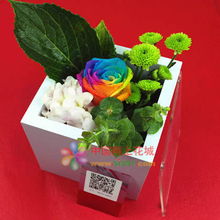 穆棱网上花店 彩虹玫瑰专送服务